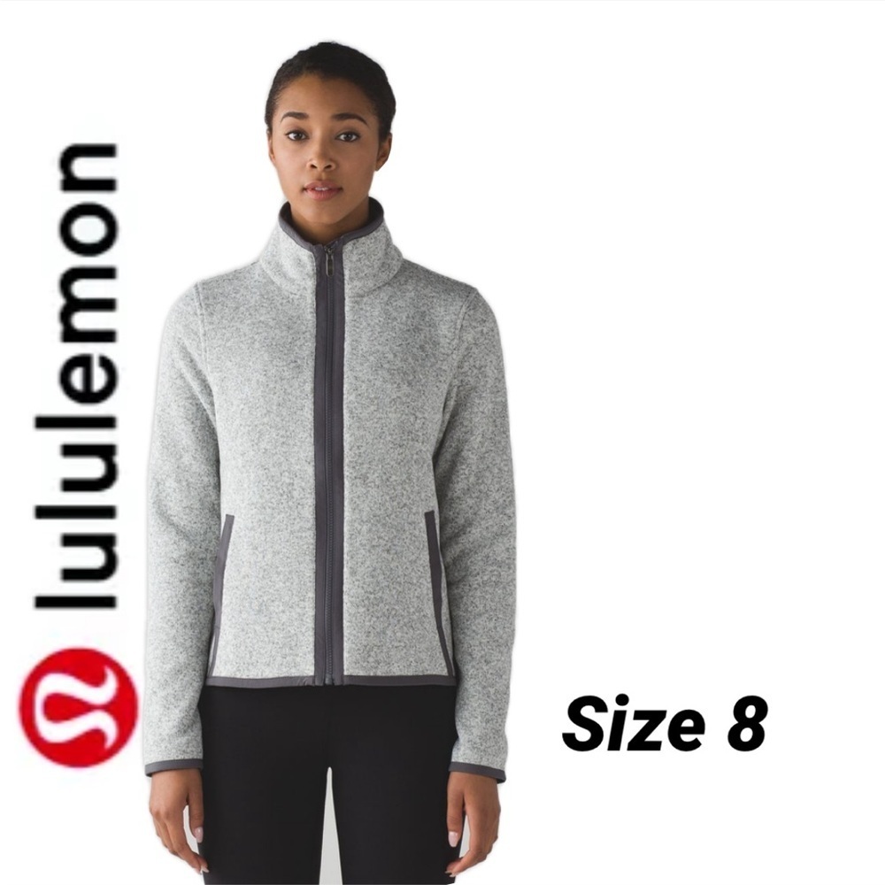 Lululemon Its Fleecing Cold Zip Up size 8